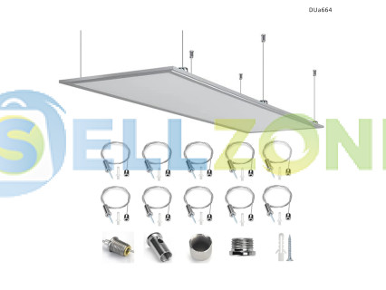 Σετ 10 ρυθμιζόμενων κρεμάστρων φωτισμού LED "Honeycomb" – DUa664